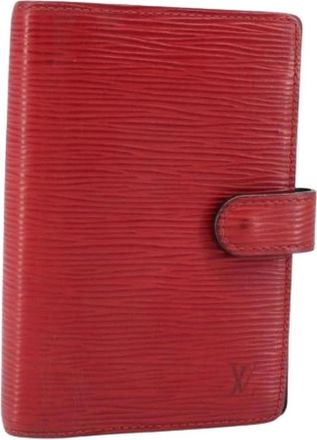 Louis Vuitton Pre-owned Accessories, female, Red, Size: ONE SIZE Pre-owned Day Planner Cover