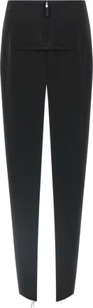 Rick Owens Womens Black Virgin Wool Mini Skirt
