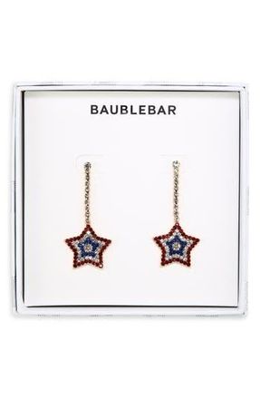 BaubleBar Blazing Star Drop Earrings in Red/White/Blue at Nordstrom Rack