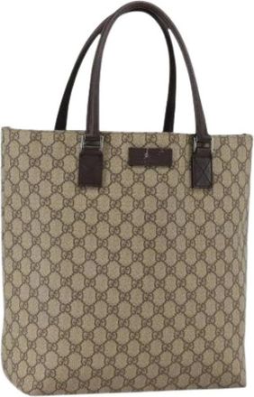 Gucci Pre-owned Tote Bags, female, Beige, Size: ONE SIZE Pre-owned Vintage Tote Bag
