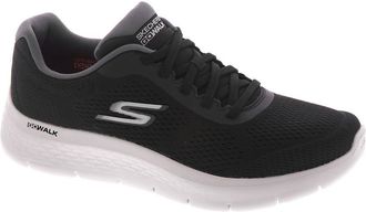 Skechers Mens Go Walk Flex - Remark Shoes, Bkgy, 10 UK Black Grey