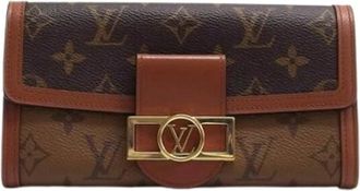 Louis Vuitton Pre-owned Sarah Portemonnee - Dames - Vintage Accessoires - Bruin - ONE Size - Leer - Vintage