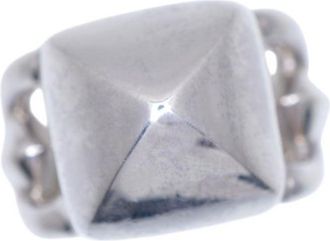 Herm&egrave;s Silver Silver 925 Band Ring (Pre-Owned)