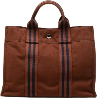 Herm&egrave;s Pre-owned Fourre Tout PM - Dames - Pre-owned - Bruin - Maat: ONE Size