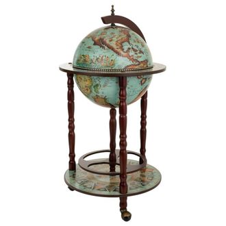 Wanderlust Deco Kit mueble botellero globo terr&aacute;queo 44,3x44,3x87