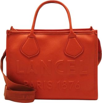 Lancel Rode Leren Shopper Tas - Dames - Shoppers - Rood - ONE Size - Leer - Tassen