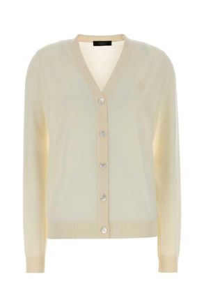 Gucci Off White V Neck Sweater