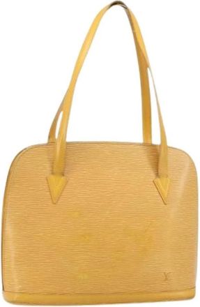 Louis Vuitton Pre-owned Vintage Epi Schoudertas - Dames - Vintage Handtas - Geel - ONE Size - Leer - Vintage