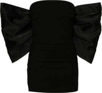 Mônot boned strapless minidress - women - Polyester - 38 - Black