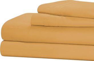 Superior 1500-Thread Count Breathable Egyptian Cotton Luxurious Solid Deep Pocket Sheet Set