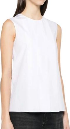 Marni White Sleeveless Blouse Size M