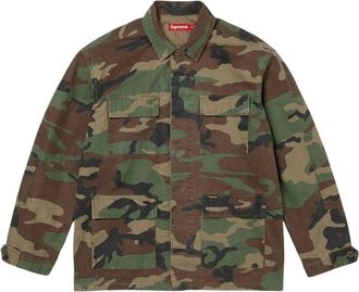 SUPREME FW26 Ripstop BDU Shirt Jacket Woodland Camo SUP-FW26-089-WMO