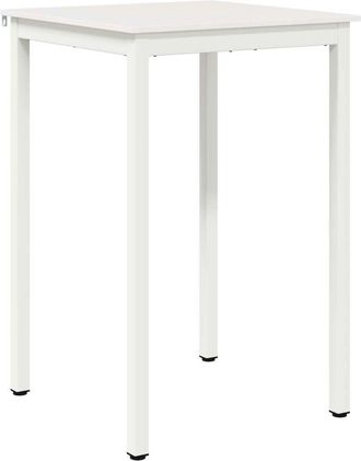 vidaXL Bar Table White 70 x 70 x 105 cm Solid Pine Wood vidaXL