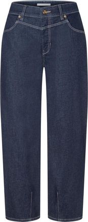 M.A.C Bobbie Straight Jeans - Dames - Regular Fit Jeans - Blauw - S - Jeans