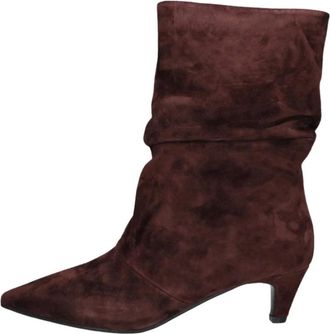 Stefano Lauran Enkellaarsjes - Dames - Schoenen - Rood - Maat: 37 EU Su&egrave;de