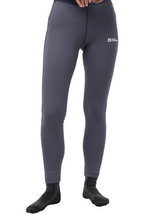 Jack Wolfskin Funktionsleggings JACK WOLFSKIN INFINITE LIGHT PANTS W, Damen, Gr. L (42/44), Normalgr&ouml;ssen, grau (graphite), Oberstoff: 100% POLYESTER, Hosen Funktio