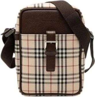 Burberry Borsa a tracolla Pre-owned in tela - - Pre-owned - Donna - Beige - ONE SIZE