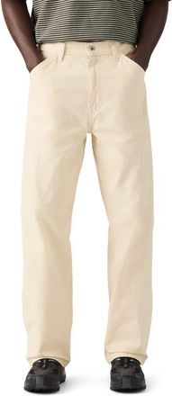 Levi's 568 Loose Straight Leg Carpenter Jeans in Undyed Ecru Greige at Nordstrom, Size 36 X 32