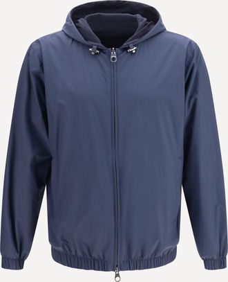 Loro Piana Bomber Windmate con Cappuccio Man 46