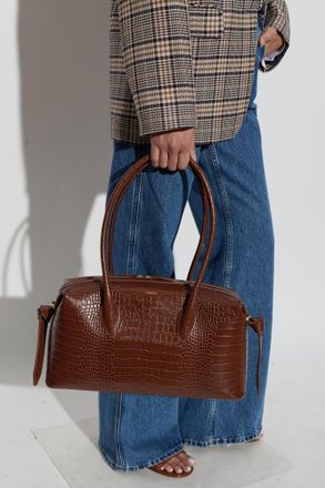 Yuzefi Broche Duffle Bag, Womens, Brown