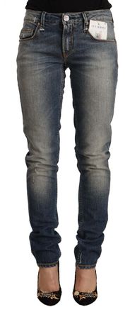 Acht Skinny Jeans Versleten