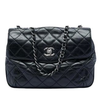 Chanel Pre-owned Classic Quilted Shoulder Bag - Dames - Pre-owned - Zwart - Maat: ONE Size Leer