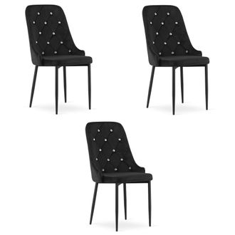 OEM Silla Amore - Negro X 3