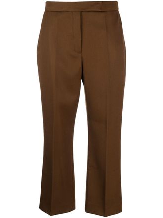 Tory Burch Cropped pantalon - Bruin