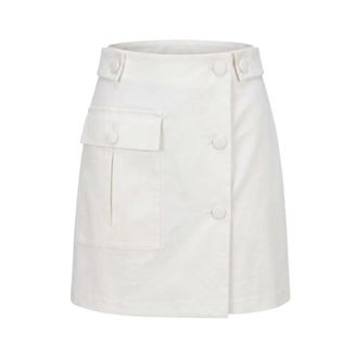 Trussardi Jeans Mini Rok - Dames - Rokken - Wit - Maat: S Katoen