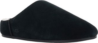 UGG Womens Mules Elea Slip On Black Synthetic Fur And Rubber