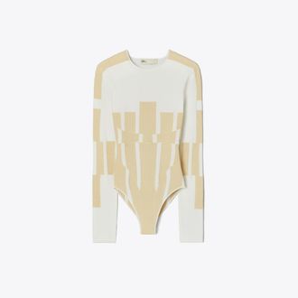 Tory Burch Womens Viscose Knit Bodysuit, size M