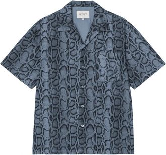 Carhartt Work in Progress S/S Snake Camo Shirt - Heren - Korte mouwen Overhemden - Veelkleurig - M - Katoen - Overhemden