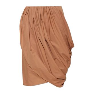Chlo&eacute; Midi Skirts, female, Brown, Size: XS Asymmetrical Skirt