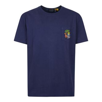 Polo Ralph Lauren Tops, Heren, Blauw, L, T-Shirt