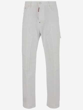 Dsquared2 White Classic Straight Fit Jeans