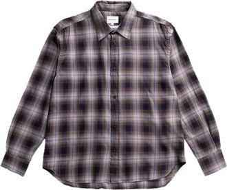 Norse Projects Falster Fine Cotton Flannel Check Oversize Shirt