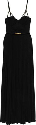 Elisabetta Franchi Bustier Belted Maxi Dress