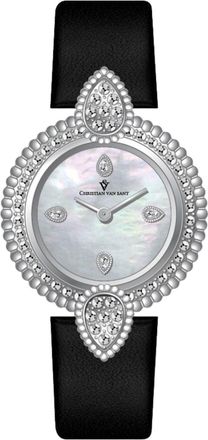 Christian Van Sant Womens Silver Roud 23mm