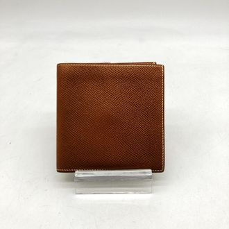 Hermès Compact Wallet In Brown Womens Leather (Pre-Owned)