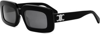 Celine Elegante zonnebril voor stijlvolle look - unisex - Zonnebrillen - Zwart - ONE Size - Accessoires
