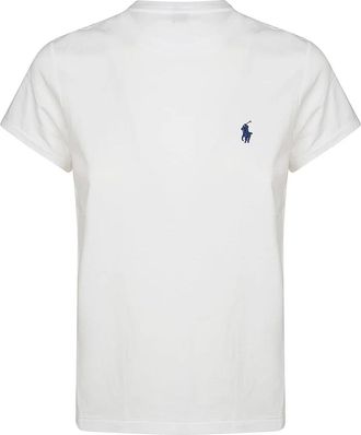 Polo Ralph Lauren Casual Korte Mouw Tee - Dames - T-shirts - Wit - M - Tops