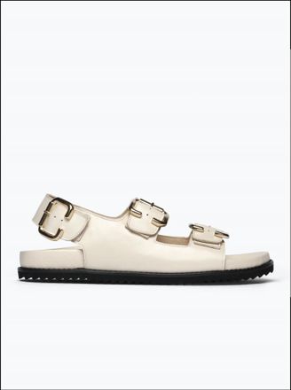 Freda Salvador Womens Piper Sandal In Bone Calf
