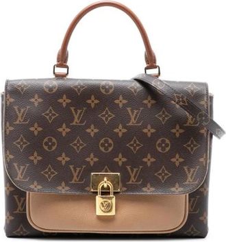 Louis Vuitton Pre-owned Handbags, female, Brown, Size: ONE SIZE Pre-owned Canvas Handbag