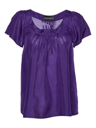 Emporio Armani silk blouse - Purple