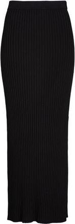 8 by YOOX VISCOSE BLEND PLEATED KNIT MAXI SKIRT