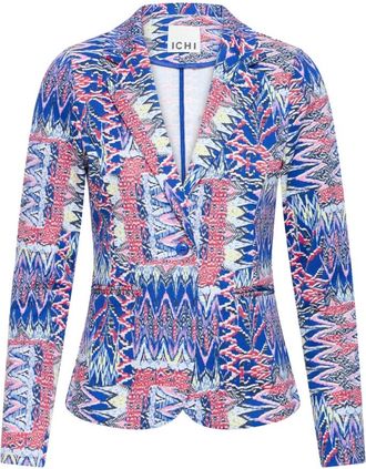 Ichi Blazers - Dames - Blazers - Veelkleurig - XL - Jassen
