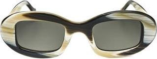Retro Superfuture 50mm Oval Sunglasses in Tort at Nordstrom Rack