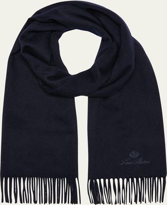 Loro Piana Mens Grande Unita Cashmere Scarf