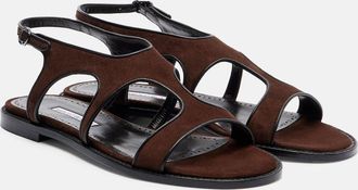 Manolo Blahnik Sandalias Rufina de ante