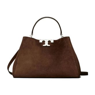 Tory Burch Bolso Satchel Eleanor de ante - Bags - Mujer - Marr&oacute;n - ONE SIZE